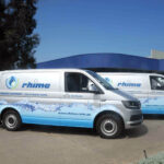 rhima service vans at head office in Braeside