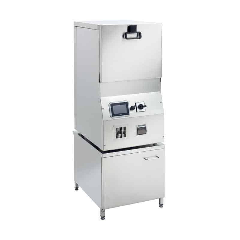 Deko 25iX washer disinfector closed on stand