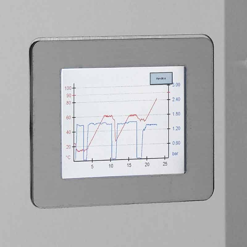 Deko D32 washer disinfector dryer screen