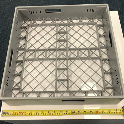 Glass Basket grey (part number: 010G)