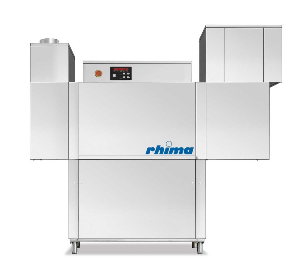 RR 108 conveyor washer with blowers