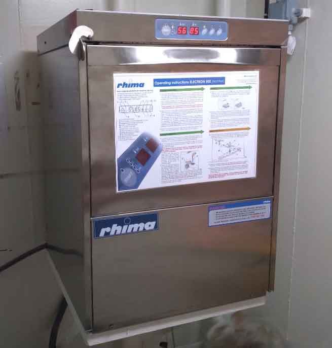 Electron marine underbench dishwasher